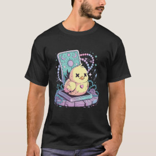 Camiseta Pollito Bebé Goth Pastel