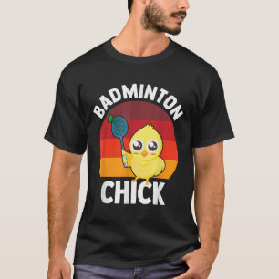 Camiseta Pollito de bádminton jugador de bádminton volante 
