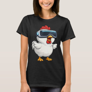 Camiseta Pollito De Dibujos Animados Lindo Jugador De Vr 