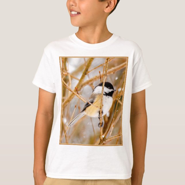 Camiseta Pollito de punta negra - Fotografía original (Anverso)