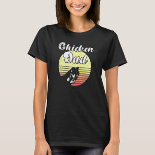 Camiseta Pollito descarado Pollos del padre puesta del sol