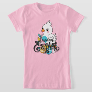 Camiseta Pollito Feliz de Pascua