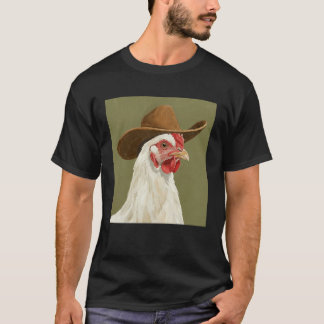 Camiseta Pollito Lindo con Sombrero de Vaquero