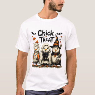 Camiseta Pollito O Trate A Los Espeluznantes Pollos Fantasm