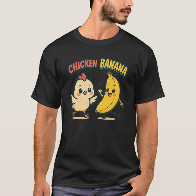 CAMISETA POLLITO PLÁTANO MONADA (Anverso)