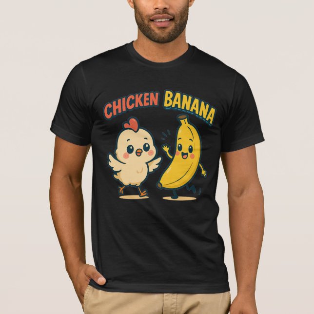 CAMISETA ¡POLLITO PLÁTANO MONO! (Anverso)