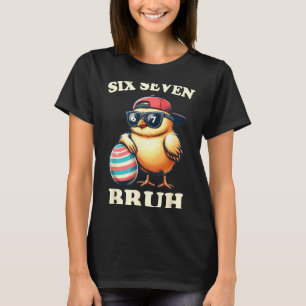 Camiseta Pollitos de Pascua Bruh Seis Siete 67 Meme Niños A