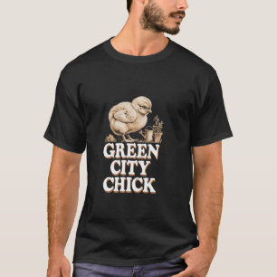 Camiseta Pollitos en jardines urbanos azoteas y eco viviend