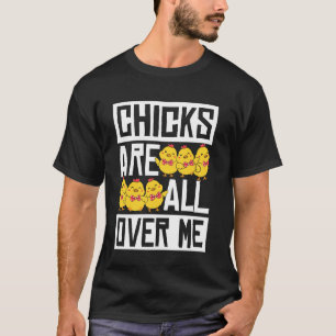 Camiseta POLLITOS ESTÁN POR TODAS PARTES EN MÍ Pascua Diver