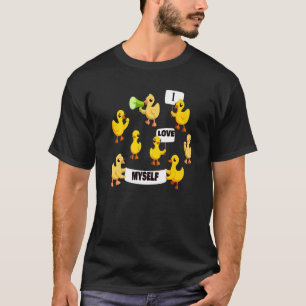 Camiseta Pollitos gallinas, patos protestando, Me amo