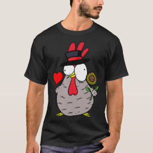 Camiseta pollitos jardín