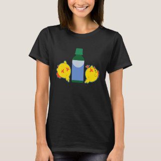 Camiseta Pollitos Lindos Pollo Dormilón Meme