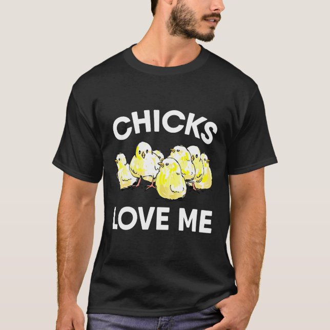 Camiseta Pollitos Me Aman Pollo (Anverso)