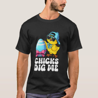 Camiseta Pollitos Me Gustan Día de Pascua, Pollito de Pascu