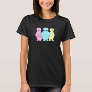 Camiseta Pollitos Seda Sassy Tres Colores Pastel