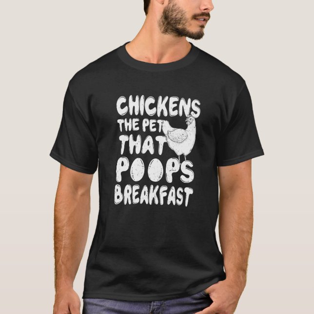Camiseta Polliza Al Mascota Que Empieza El Desayuno Sarcást (Anverso)