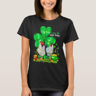 Camiseta Pollo Afortunado Trébol Día de San Patricio Irland