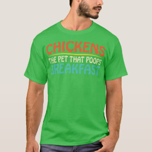 Camiseta Pollo al Mascota que le da regalos a un granjero d