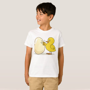 Camiseta Pollo Amarillo Y Huevo