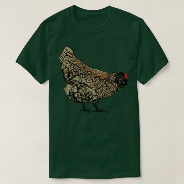 Camiseta Pollo Ameraucana (Diseño del anverso)