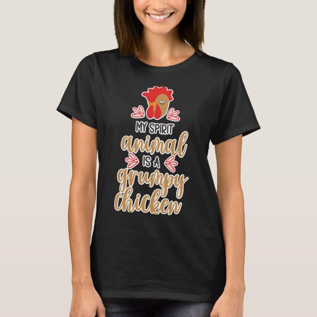 Camiseta Pollo Amor Espíritu Animal (Anverso)