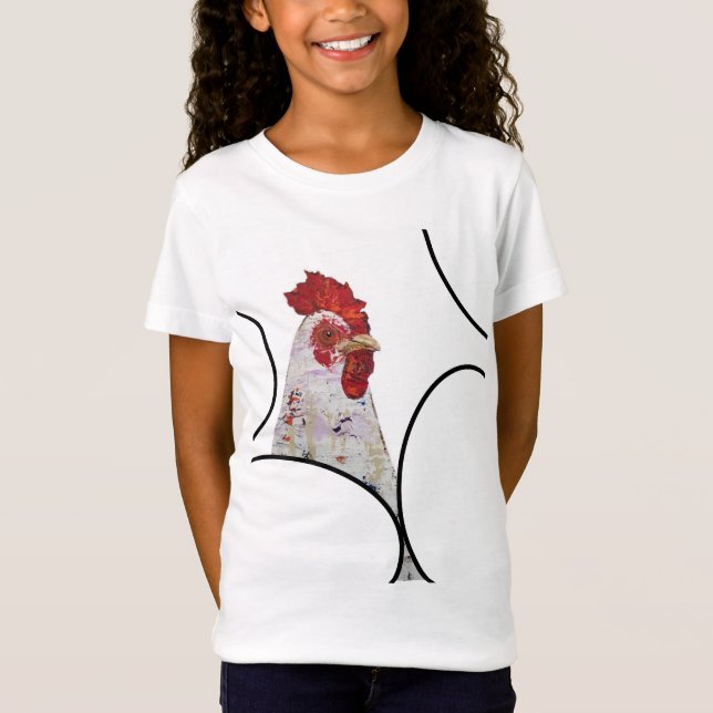 Camiseta Pollo, animales del campo (Anverso)