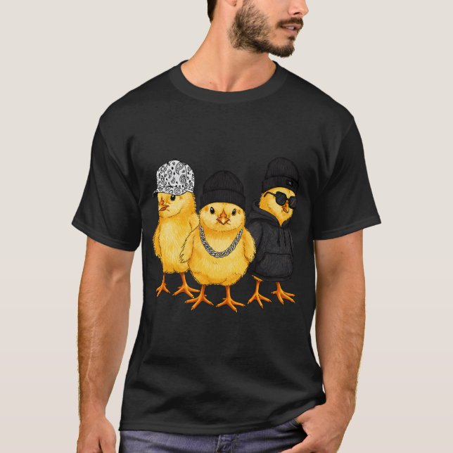 Camiseta Pollo Arte Folclórica (Anverso)
