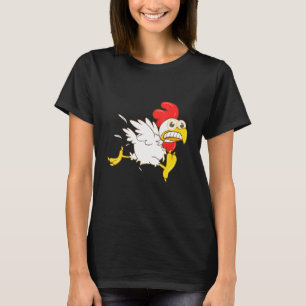 Camiseta Pollo Asustado Corriendo