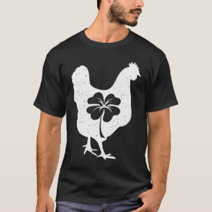 Camiseta Pollo Ave Gallina Trébol Día de San Patricio San P