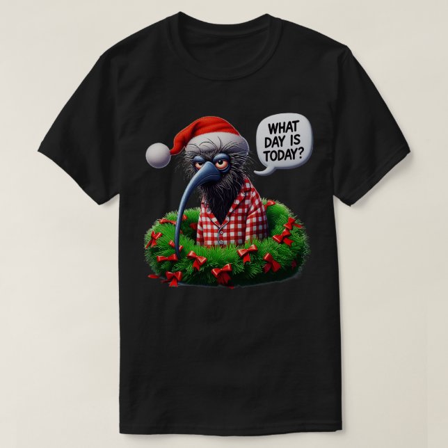 Camiseta Pollo Bin de Navidad 1 (Diseño del anverso)