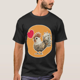 Camiseta Pollo blanco