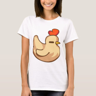 Camiseta Pollo blanco durmiente