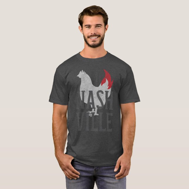 Camiseta Pollo caliente de Nashville (Anverso completo)