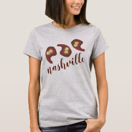 Camiseta Pollo caliente de Nashville con comida de Pickles 