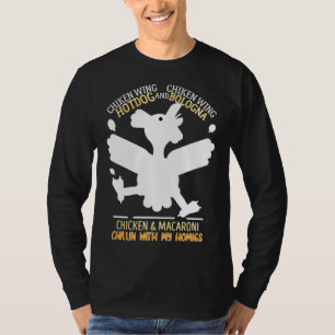 Camiseta Pollo chillin con m