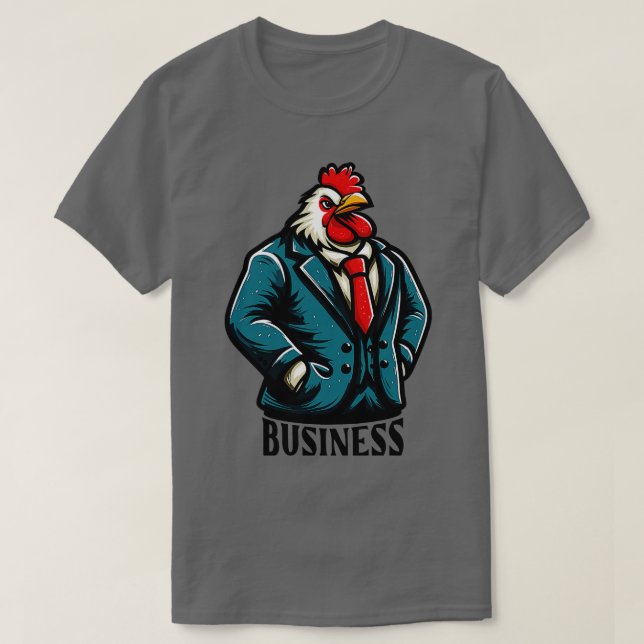 Camiseta Pollo comercial (Diseño del anverso)