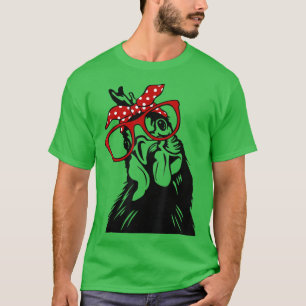 Camiseta Pollo Con Gafas De Bandana Gafas De Gallina Mamá G