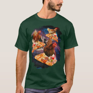 Camiseta Pollo Con Ojos Láser Yo Gallina Láser S