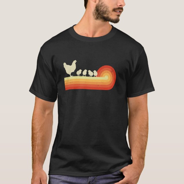 Camiseta Pollo Con Pollitos (Anverso)
