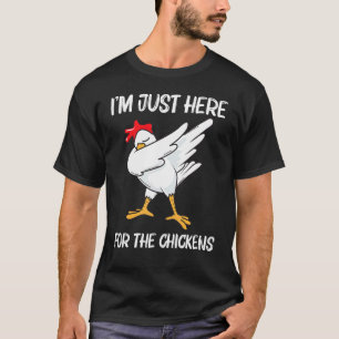 Camiseta Pollo Cool Para Hombres Mujeres Dabbing Aves Domés