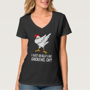 Camiseta Pollo Cool Para Hombres Mujeres Dabbing Aves Domés