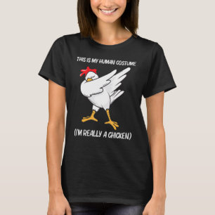 Camiseta Pollo Cool Para Hombres Mujeres Dabbing Aves Domés