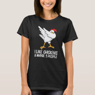 Camiseta Pollo Cool Para Hombres Mujeres Pollo Doméstico Da
