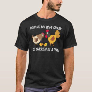 Camiseta Pollo Cool Para Hombres Papá Gallo Gallina Pollito