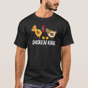 Camiseta Pollo Cool Para Hombres Papá Gallo Gallina Pollito
