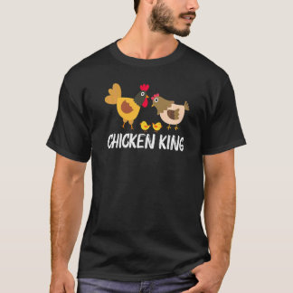 Camiseta Pollo Cool Para Hombres Papá Gallo Gallina Pollito