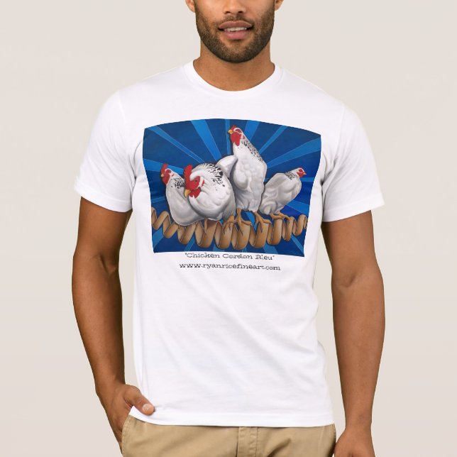 Camiseta "Pollo cordon bleu " (Anverso)
