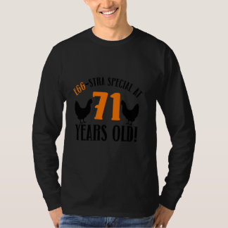 Camiseta Pollo criadero de pollo de 71 años