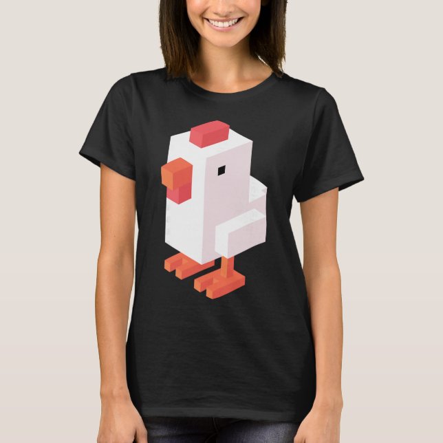 Camiseta Pollo Crossy Road Clic  (Anverso)