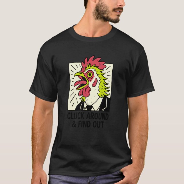 Camiseta Pollo Curioso y Descubre (Anverso)